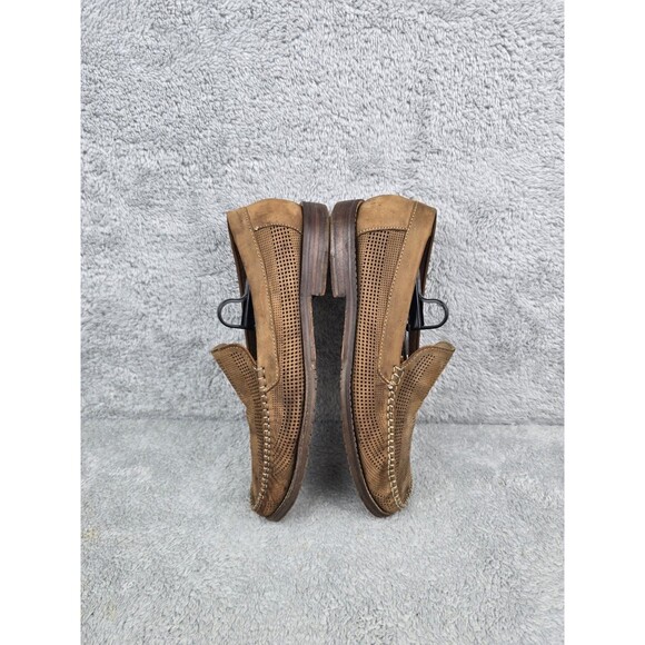 Tommy Bahama Shoes Mens Size 9 Felton Loafer Perforated Tan Leather Resort main image 4